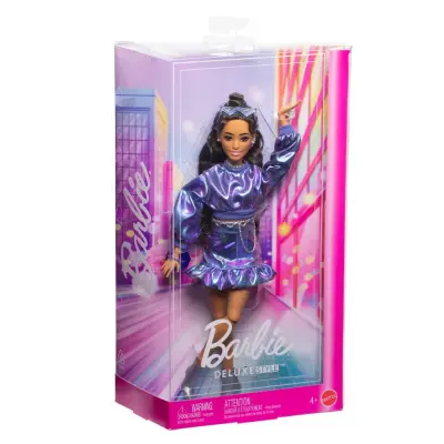 Barbie Deluxe Style Docka Blå outfit Latina no7 - Barbie -  Leksaksaffären