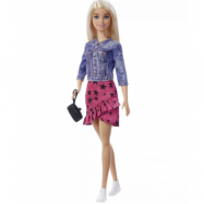 Barbie docka Big City Big Dreams Malibu med svart handväska