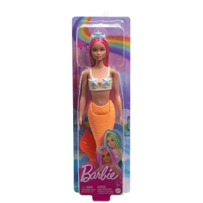 Barbie Docka Mermaid Rosa - Barbie -  Leksaksaffären