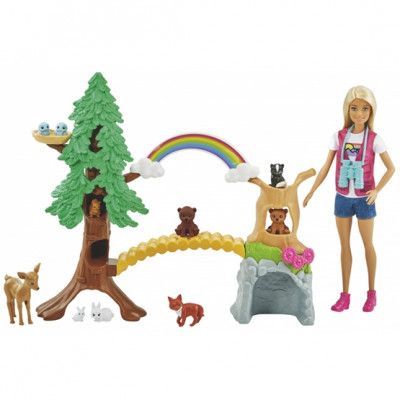 Barbie - Docka The Wilderness Guide 30 Cm 17 Delar