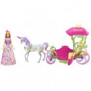 Barbie Dreamtopia Sweetville Carriage med docka DYX31
