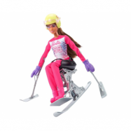 Barbie du kan bli vad som helst skidsports docka Para Alpin