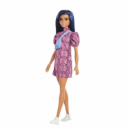 Barbie Fashionista Docka med klänning & axelremsväska
