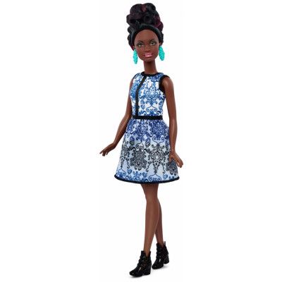 Mattel Barbie, Fashionistas Docka 25 - Blue Brocade