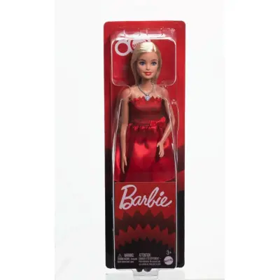 Barbie Fashionistas Docka 80th Anniversary Ruby Röd klänning - Barbie -  Leksaksaffären