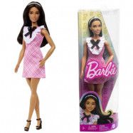Barbie Fashionistas Docka med mÃ¶rkt hÃ¥r och en fin dress HJT06