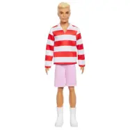 Barbie Fashionistas Ken Docka Röd/vit randig tröja HYV01