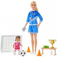 Barbie Fotbollstränare lekset