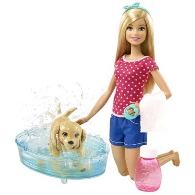 Mattel Barbie, Hundvalp&Bad