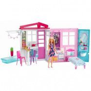 Barbie Hus med docka och möbler FXG55