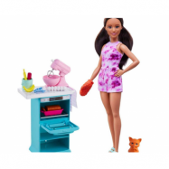 Barbie och köket lekset