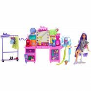 Barbie - Play Set Extra 30 Cm Rosa/Lila 55 Delar