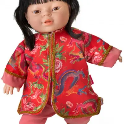 Berjuan - Docka - Friends Of The World 38 Cm Röd