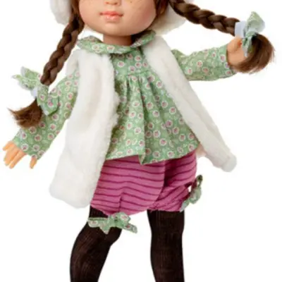 Berjuan - Docka My Girl 35 Cm Grön/Rosa