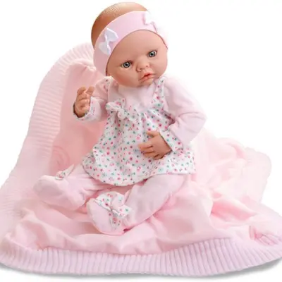 Berjuan - Docka Newborn Special 45 Cm Vinyl/Textil Rosa