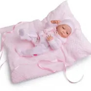 Berjuan - Docka Newborn Special Girls 45 Cm Rosa