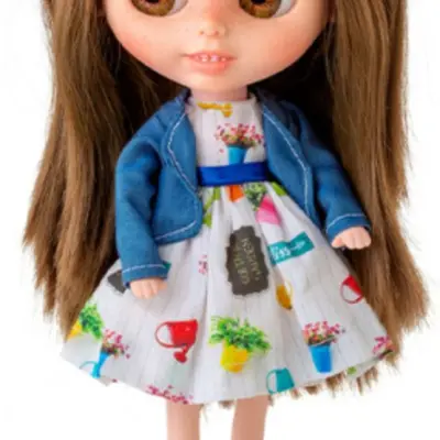 Berjuan - Docka Sailes Abba Lingg The Biggers Girls Vit/Blå