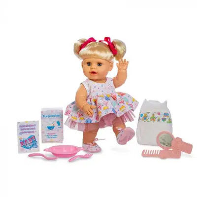 Berjuan - Docka Susu Interactive 38 Cm 13 Delar