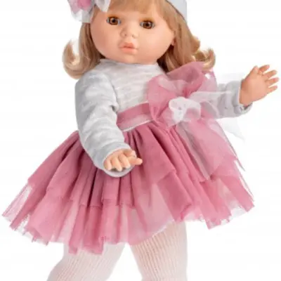 Berjuan - Docka Trusseau Colette Vinyl Grå/Rosa