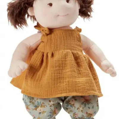 byAstrup Byastrup - Docka Hannah Junior 42 Cm Poly-Cotton Vit/Gul