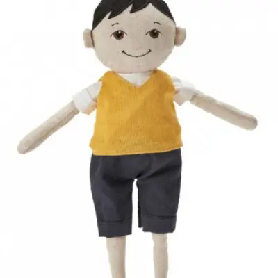 byAstrup Byastrup - Docka Pierre 37 Cm Cotton/Polyester Beige