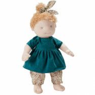 byAstrup Byastrup - Docka Vigga Junior 42 Cm Polycotton Vit/Blå