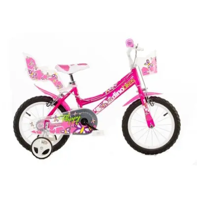 Dino - Barncykel - 166R-02 16 Tum Rosa