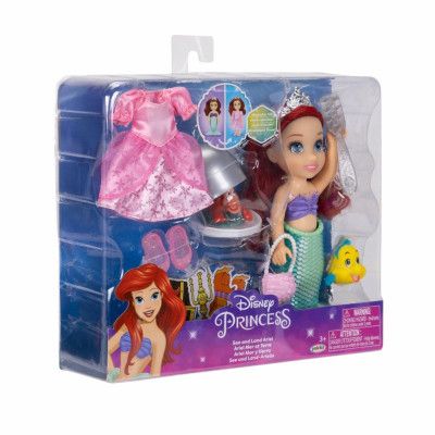 Disney Princess Ariel Docka med tillbehör 15cm - Disney Princess -  Leksaksaffären