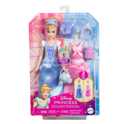 Disney Princess Cinderella 2-in-1 Stories Docka - Disney Princess -  Leksaksaffären
