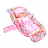 Docka 30 cm med bilstol