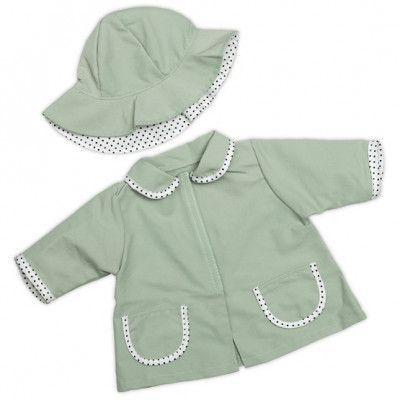 Skrållan, Grön regnjacka och sydväst