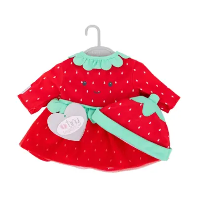 Tiny Treasures Strawberry Cutie Outfit Dockkläder - Tiny Treasure -  Leksaksaffären