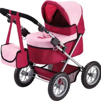 Bayer - Dockbil Trendy Röd/Rosa 67 Cm