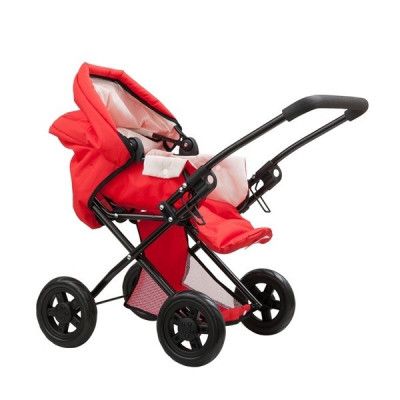 Dockvagn Deluxe 55 cm Röd