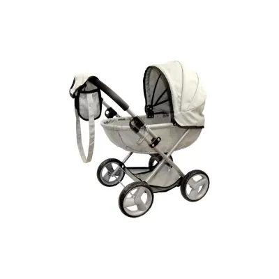 Happy Friend Dockvagn Grå - Happy Friend -  Leksaksaffären