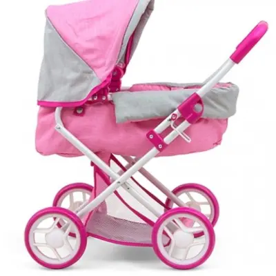 Milly Mally - Dockvagn Aliceprestige Girls 67 Cm Rosa/Grå
