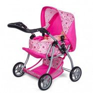 Mini Mommy Dockvagn med lift (rosa)