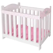 Humble&Heart Little me, Dockspjälsäng i trä vit 50 cm