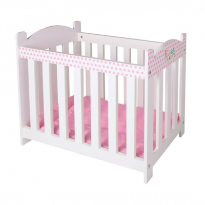 Humble&Heart Little me, Dockspjälsäng i trä vit 50 cm