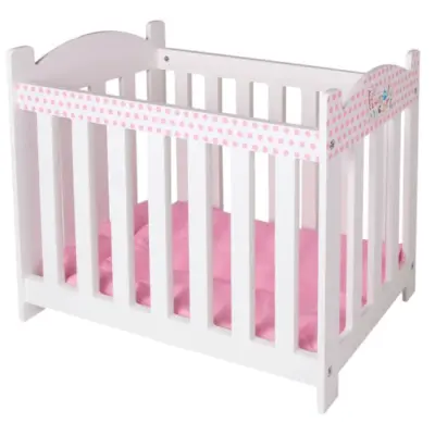 Humble&Heart Little me, Dockspjälsäng i trä vit 50 cm