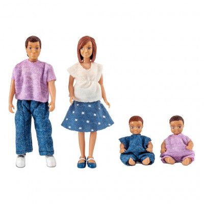 Lundby Dockfamilj med 2 bebisar