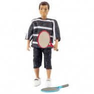 Lundby Pappa med två tennisrack