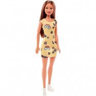 Mattel Barbie, Basic - Gul klänning (T7439-FJF17)