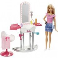Mattel Barbie, Docka med salongset