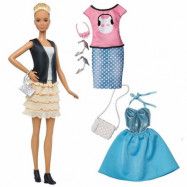 Mattel Barbie, Fashionitas docka 44&Fashions - Leather&Ruffles