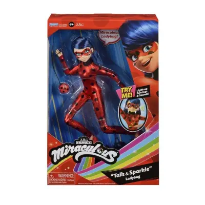 Miraculous Talk&Sparkle Ladybug Docka med ljud
