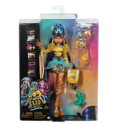 Monster High Cleo DeNile Docka med husdjur - Monster High -  Leksaksaffären