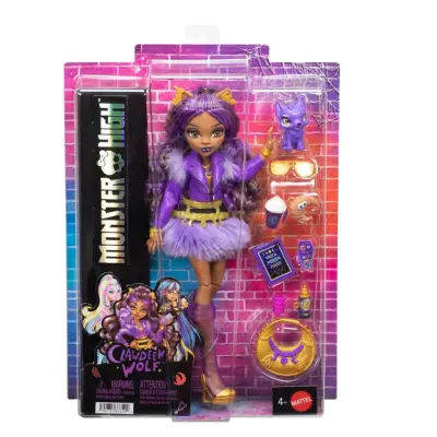 Monster High Docka Clawdeen Wolf med tillbehör - Monster High -  Leksaksaffären