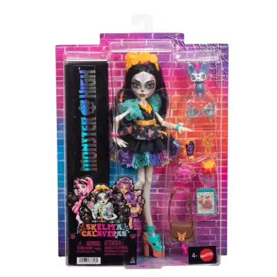 Monster High Docka Skelita Calaveras med tillbehör - Monster High -  Leksaksaffären