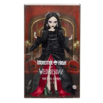 Monster High x Wednesday Morticia Addams - Monster High -  Leksaksaffären